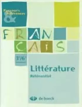 Couverture du produit · Francais 3/6 - referentiel litterature