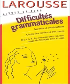 Couverture du produit · Difficultés grammaticales