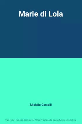 Couverture du produit · Marie di Lola