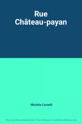 Couverture du produit · Rue Château-payan