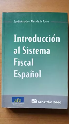 Couverture du produit · Introduccion al sistema fiscal español