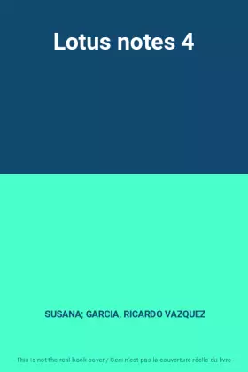 Couverture du produit · Lotus notes 4