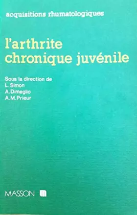 Couverture du produit · L'arthrite chronique juvénile