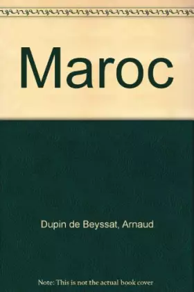 Couverture du produit · Maroc