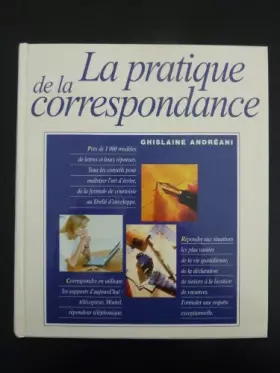 Couverture du produit · La pratique de la correspondance
