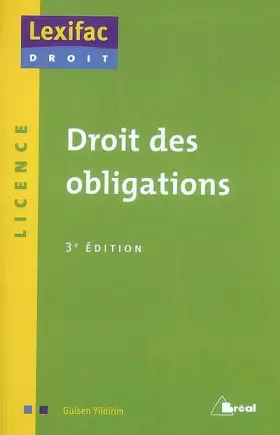 Couverture du produit · Droit des obligations