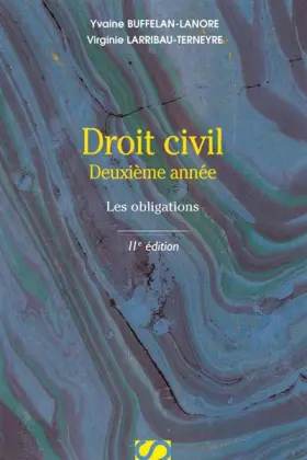 Couverture du produit · Droit civil, deuxième année : Les obligations