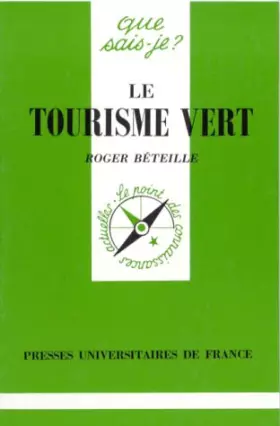 Couverture du produit · Le Tourisme vert