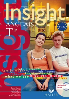 Couverture du produit · Insight Anglais Tle (avec CD audio)