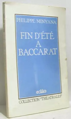 Couverture du produit · Fin d'été à Baccarat