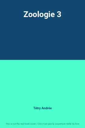 Couverture du produit · Zoologie 3