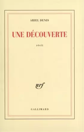 Couverture du produit · Une découverte