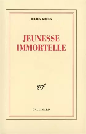 Couverture du produit · Jeunesse immortelle
