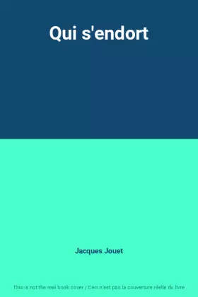 Couverture du produit · Qui s'endort
