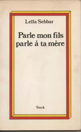 Couverture du produit · Parle, mon fils, parle à ta mère