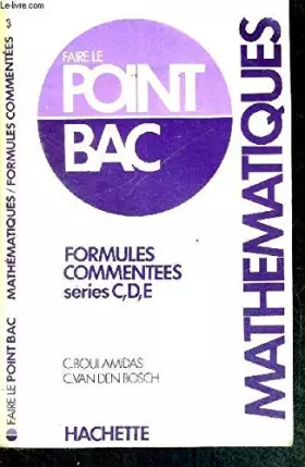 Couverture du produit · Mathématiques