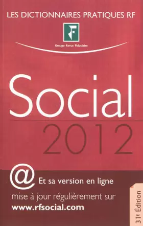 Couverture du produit · Dictionnaire social 2012. (Et sa version en ligne mise à jour régulièrement)