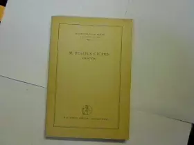 Couverture du produit · M. Tullius Cicero. Orator. In der Reihe: Heidelberger Texte. Lateinische Reihe Band 21.