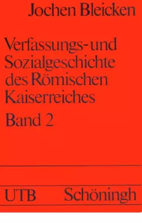 Couverture du produit · Verfassungs- und Sozialgeschichte des Römischen Kaiserreiches, Band 2