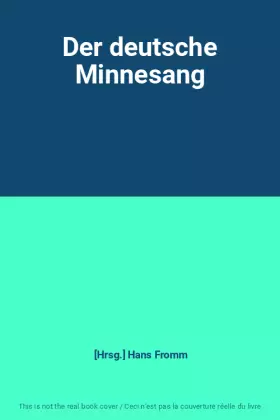 Couverture du produit · Der deutsche Minnesang