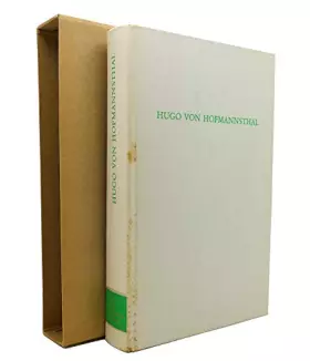 Couverture du produit · HUGO VON HOFMANNSTHAL