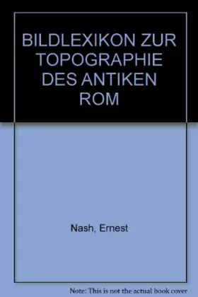 Couverture du produit · Bildlexikon Zur Topographie Des Antiken Rom