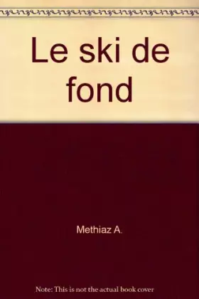 Couverture du produit · Cours de ski de fond : Classique et skating
