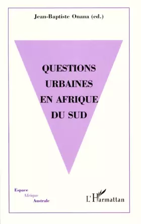 Couverture du produit · Questions urbaines en Afrique du Sud