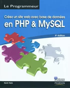 Couverture du produit · Creez un site web avec base de donnees en utilisant PHP et MySQL