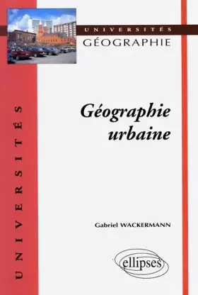 Couverture du produit · Géographie urbaine