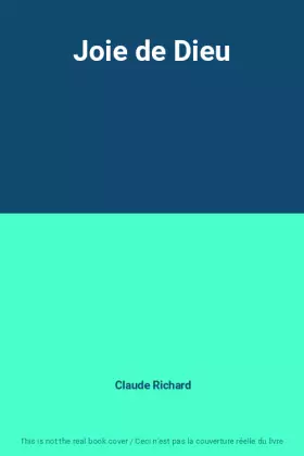 Couverture du produit · Joie de Dieu