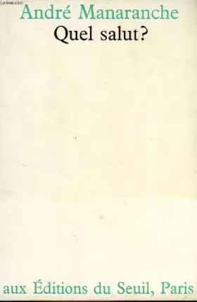 Couverture du produit · Quel salut?