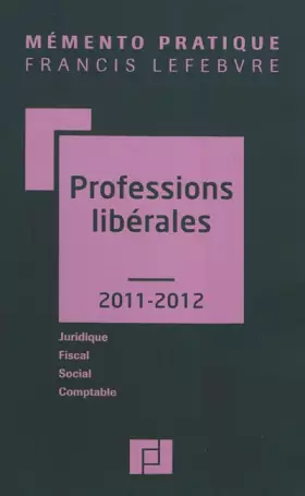 Couverture du produit · Professions libérales 2011-2012
