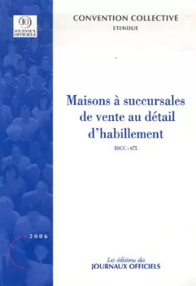 Couverture du produit · Maisons à succursales de vente au détail d'habillement