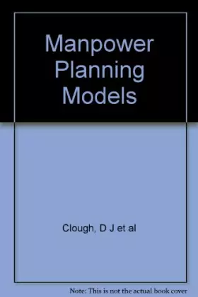 Couverture du produit · Manpower Planning Models