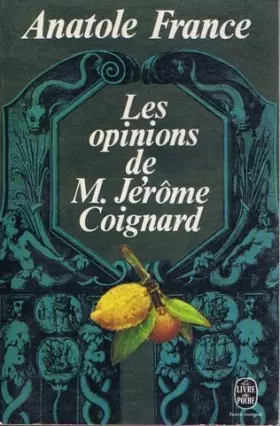 Couverture du produit · Les opinions de M. Jérôme Coignard