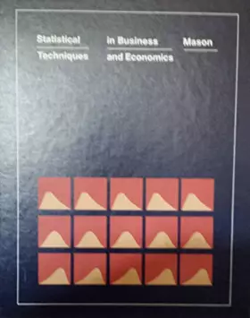 Couverture du produit · Statistical techniques in business and economics (The Irwin series in quantitative analysis for business)