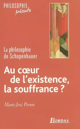 Couverture du produit · AU COEUR DE L'EXISTENCE, LA SOUFFRANCE ? (Ancienne Edition)