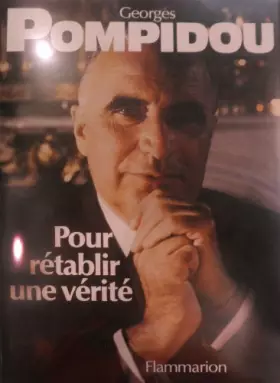 Couverture du produit · Pour rétablir une verité