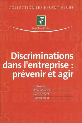 Couverture du produit · Discriminations dans l'entreprise : prévenir et agir