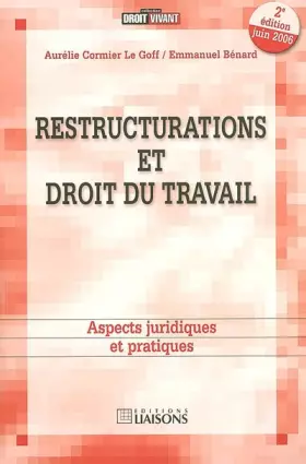 Couverture du produit · Restructurations et droit du travail