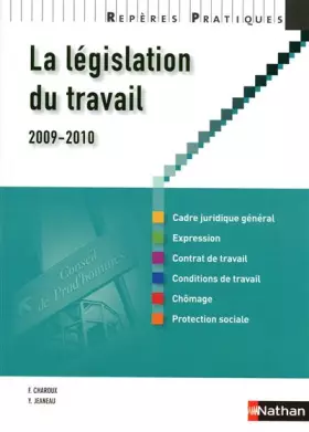 Couverture du produit · La législation du travail