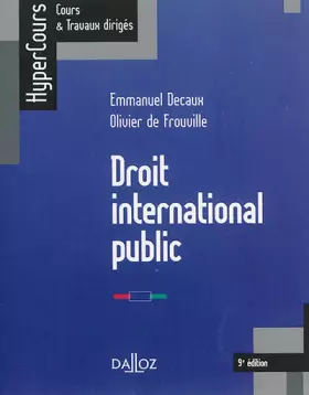 Couverture du produit · Droit international public - 9e éd.