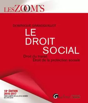 Couverture du produit · Le Droit social 2016-2017