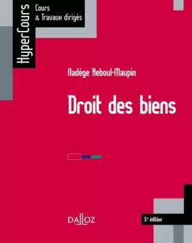 Couverture du produit · Droit des biens - 5e éd.