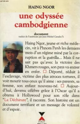 Couverture du produit · Une odyssée cambodgienne. Document traduit de l'américain.