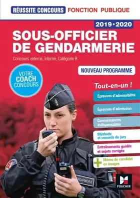 Couverture du produit · Réussite Concours - Sous-officier de gendarmerie - 2019-2020