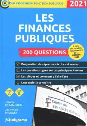 Couverture du produit · Les finances publiques 2021: 200 questions