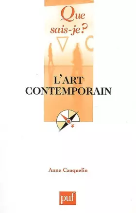 Couverture du produit · L'art contemporain