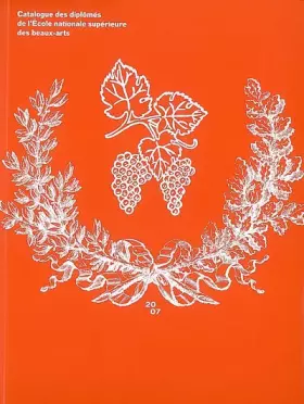 Couverture du produit · Catalogue des diplômés de l'Ecole nationale supérieure des beaux-arts